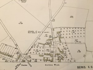 Map 12 Sutton Wick 1933 OS map
